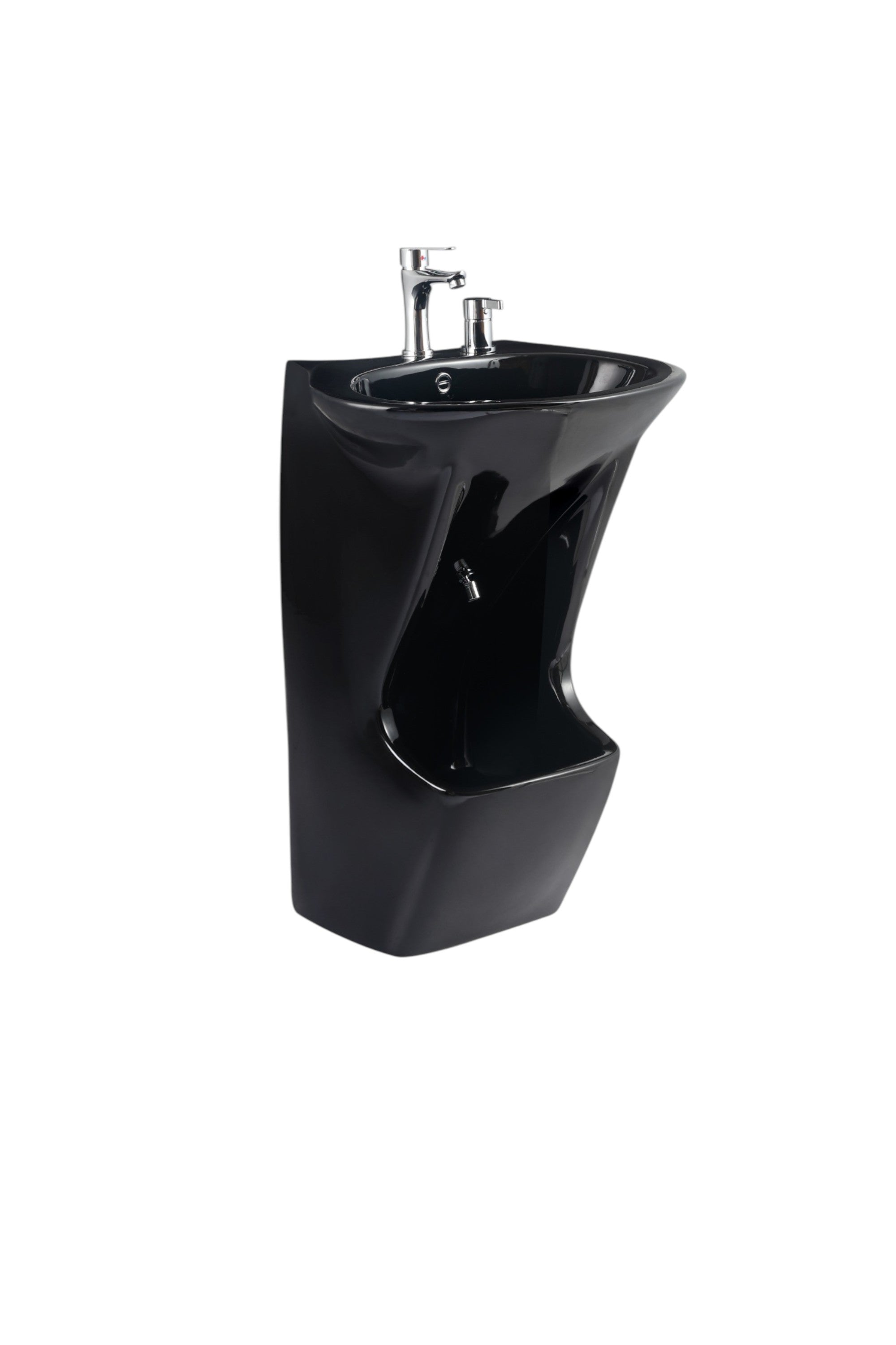 WUDU BASIN| BLACK GLOSSY - 1049
