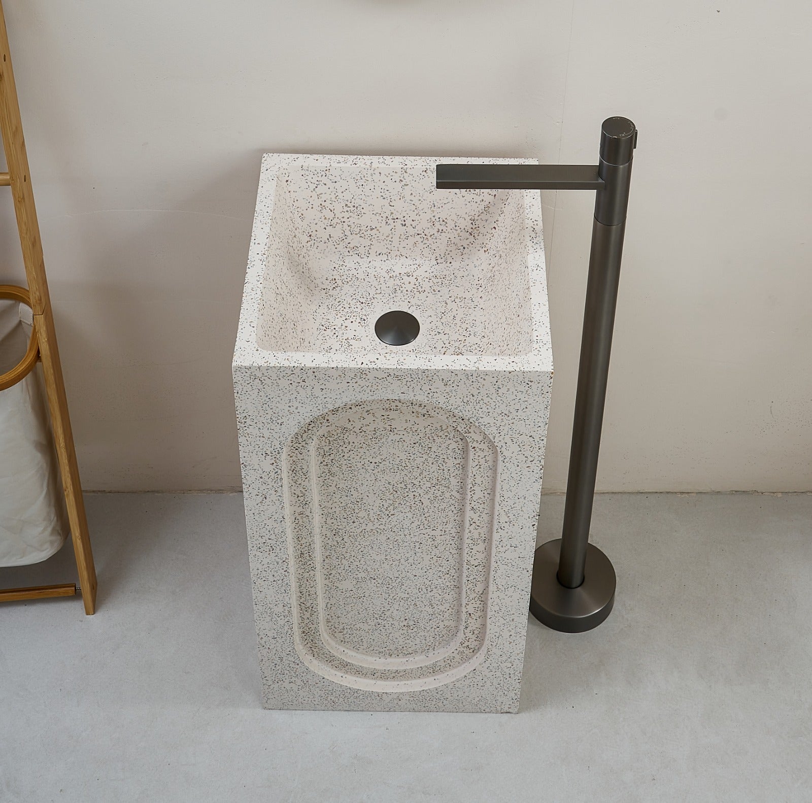 ARTIFICIAL PEDASTAL BASIN| IVORY SAND 1098