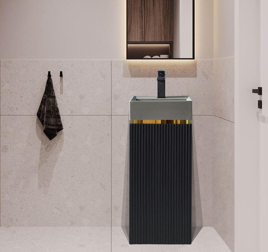 Marbo Artificial Stone Pedestal Wash Basin | EQAS007