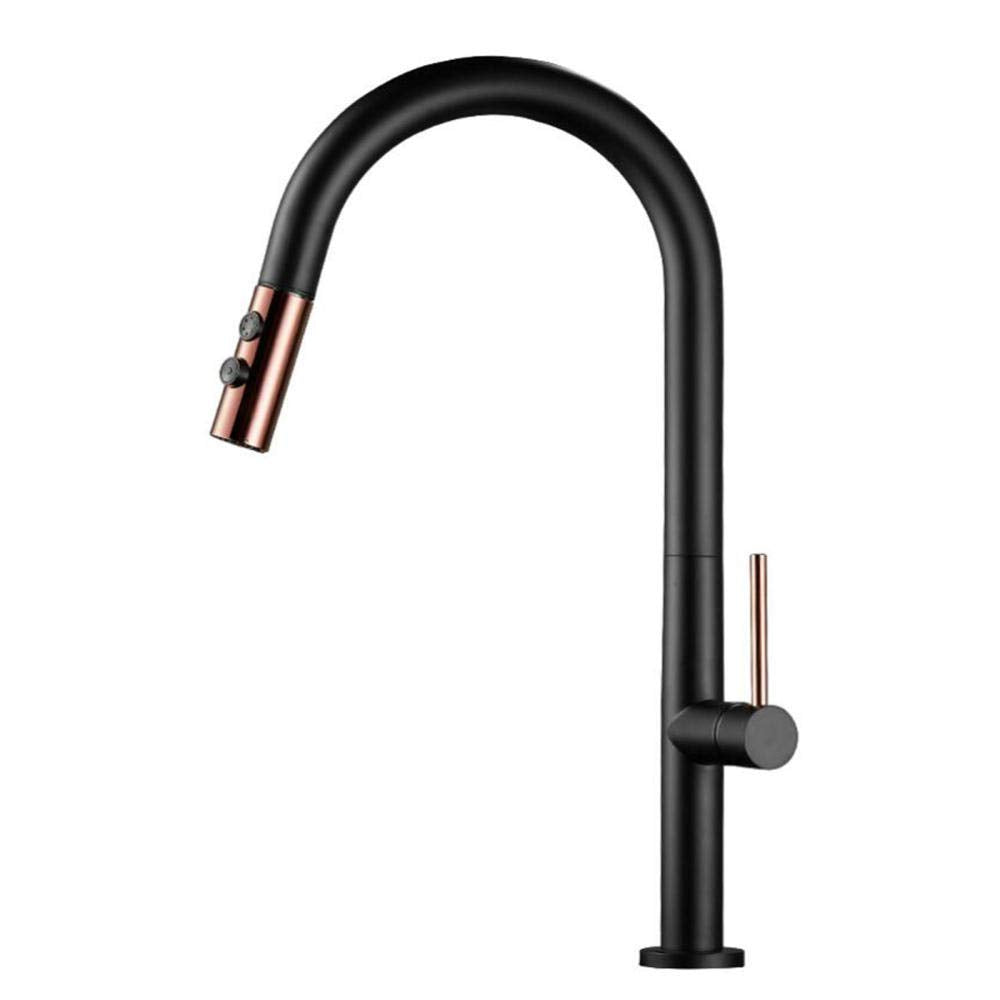 MARBO  BLACK MATT  PULLOUT SINK FAUCET | NF 2054