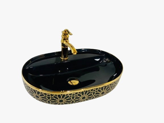 MARBO BLACK&GOLD TABLE TOP |N 912