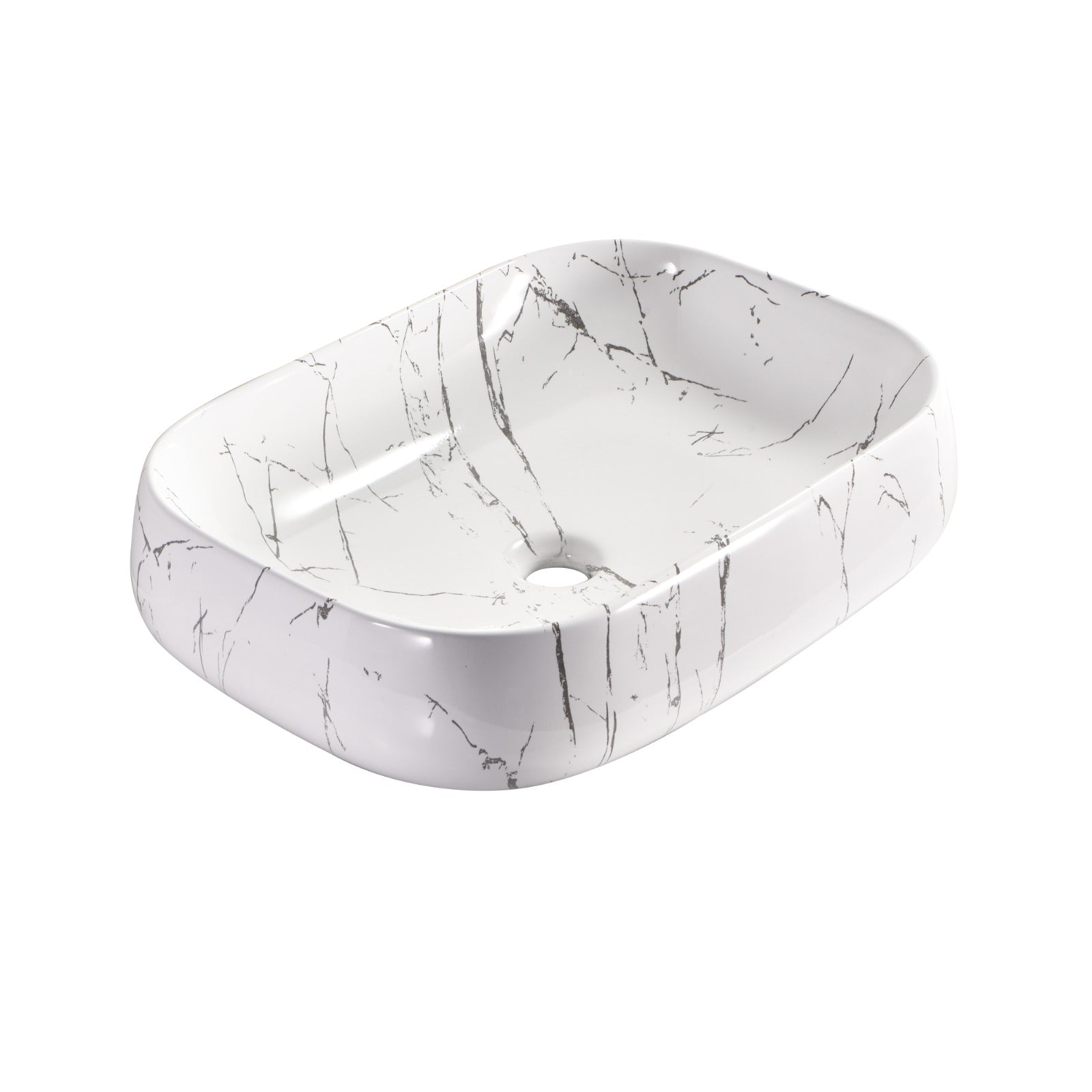 MARBO WHITE GLOSSY TABLE TOP|N 959