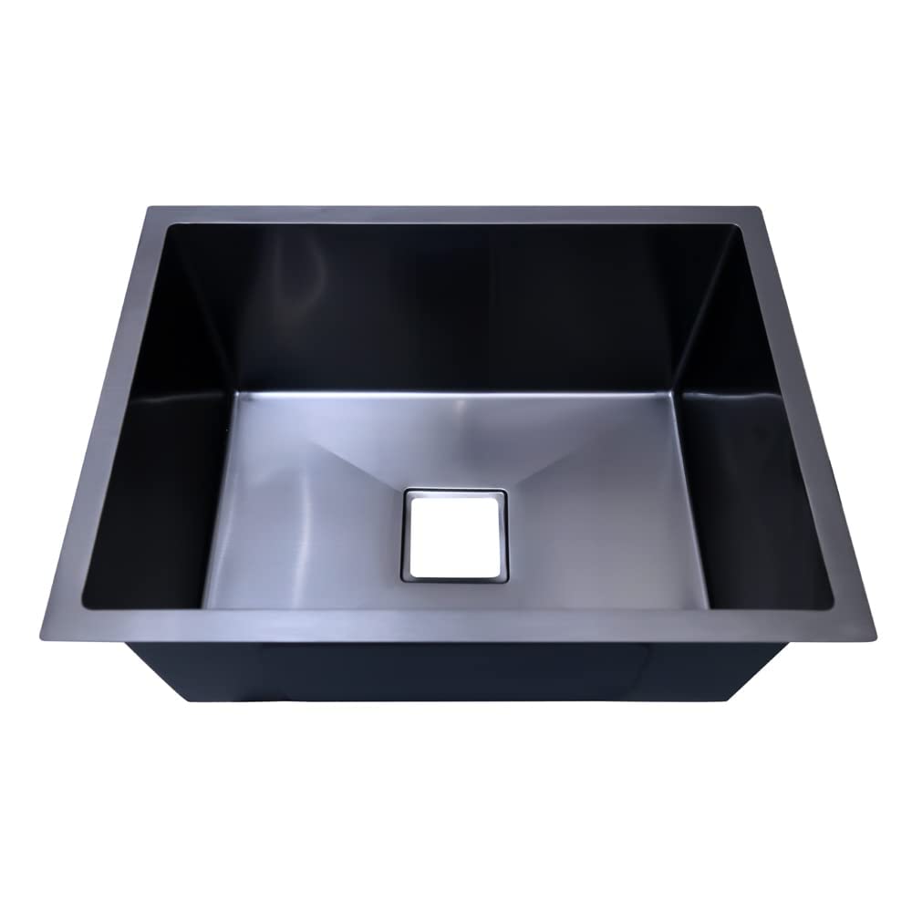 Hand made sink black