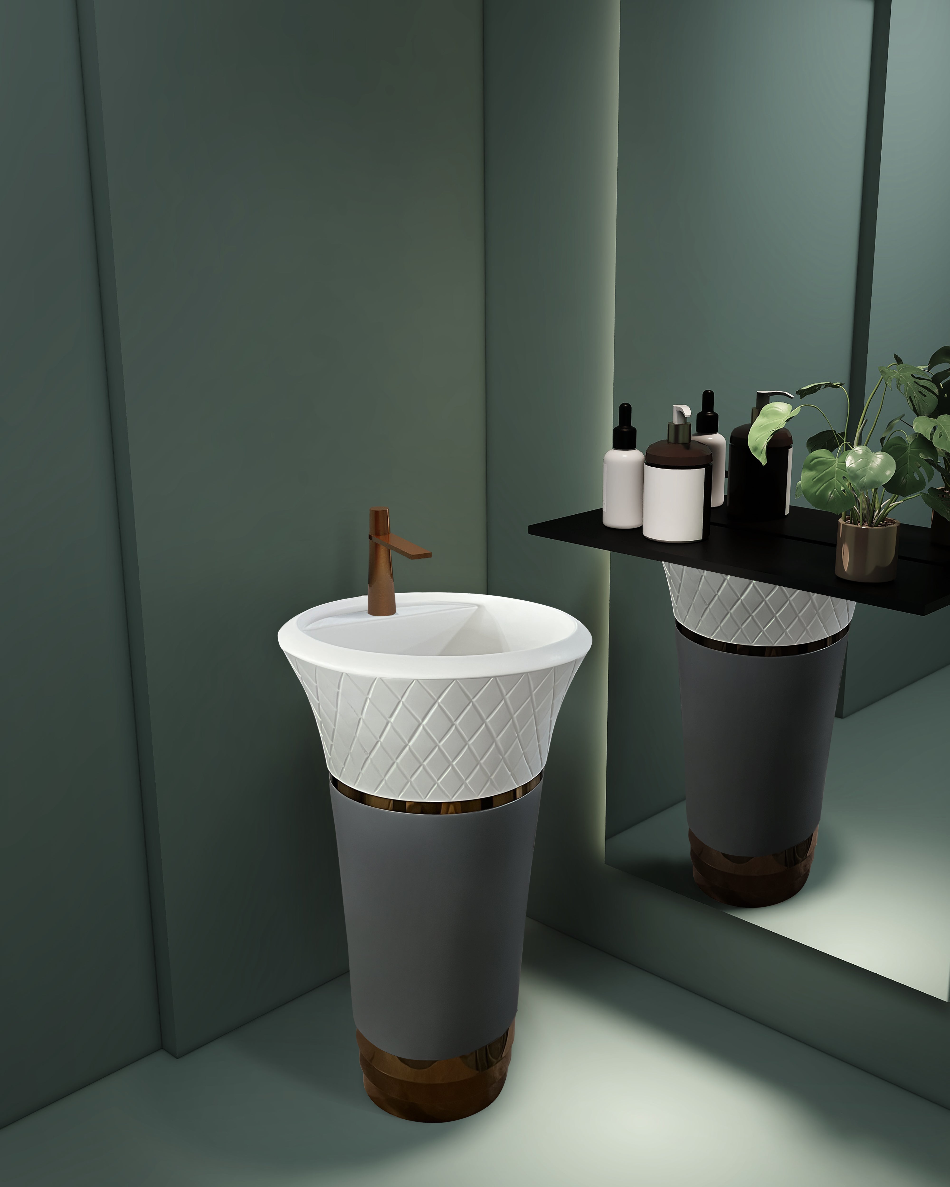 Marbo Multilayered Pedestal Basin | EQAS023