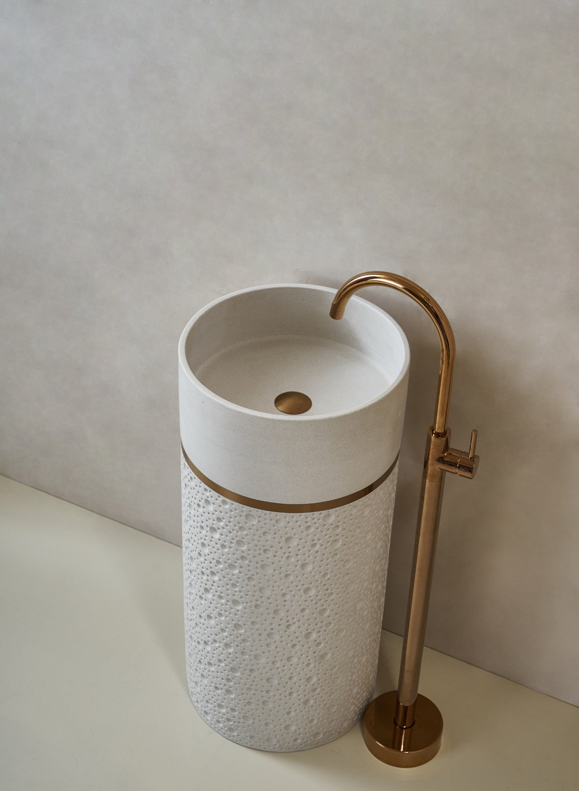 Marbo Ceramic Pedestal Basin | EQAS029
