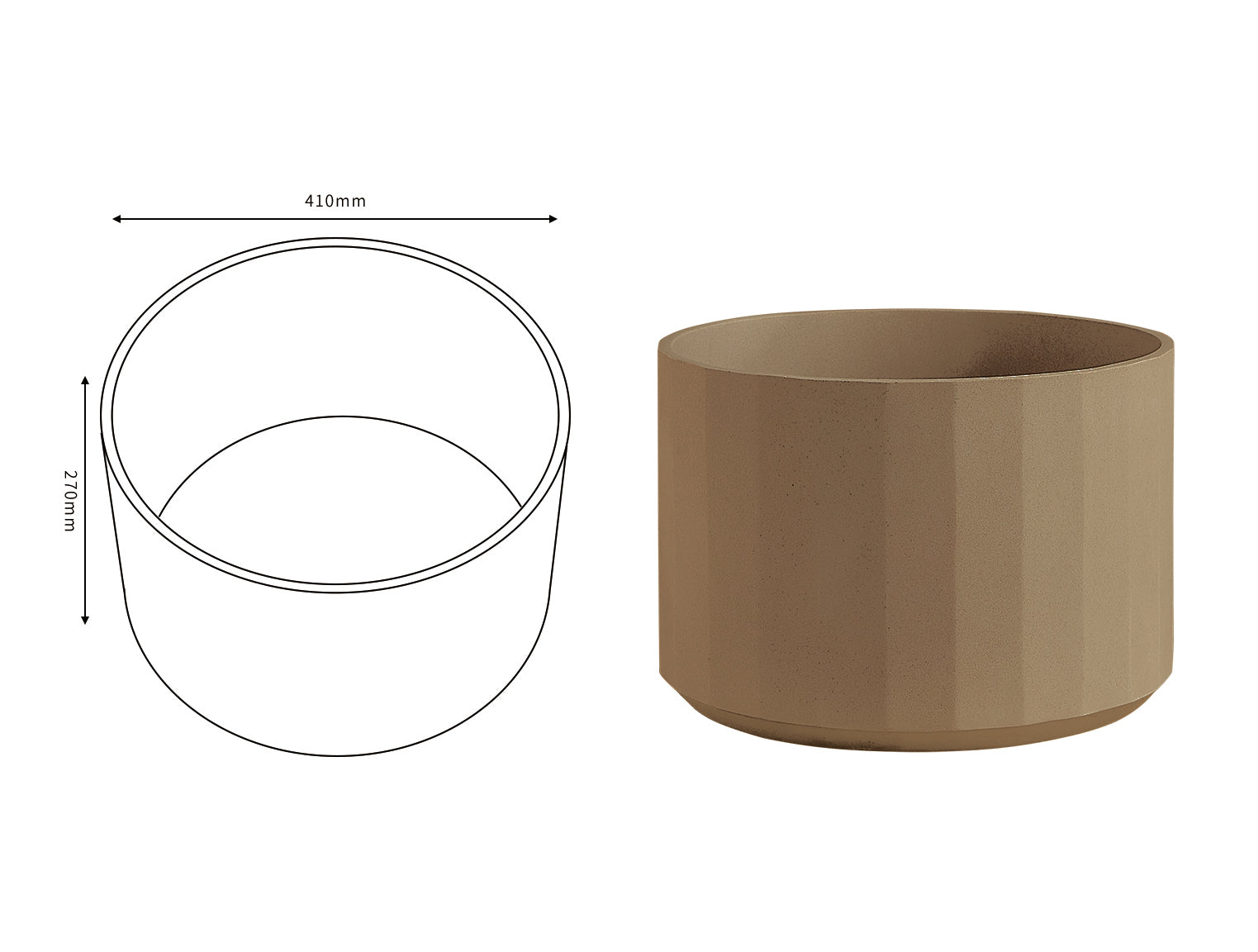 Marbo Orton bath ceramic basin | EQAT01