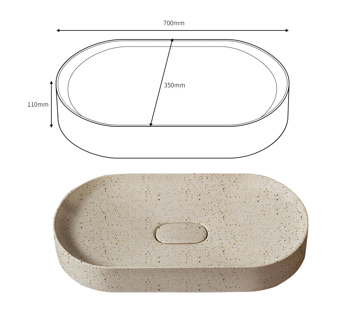 Marbo Silicone Mold for Concrete Sink Basin | EQAT06