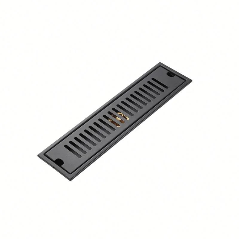 premuim metal finished floor drain balck