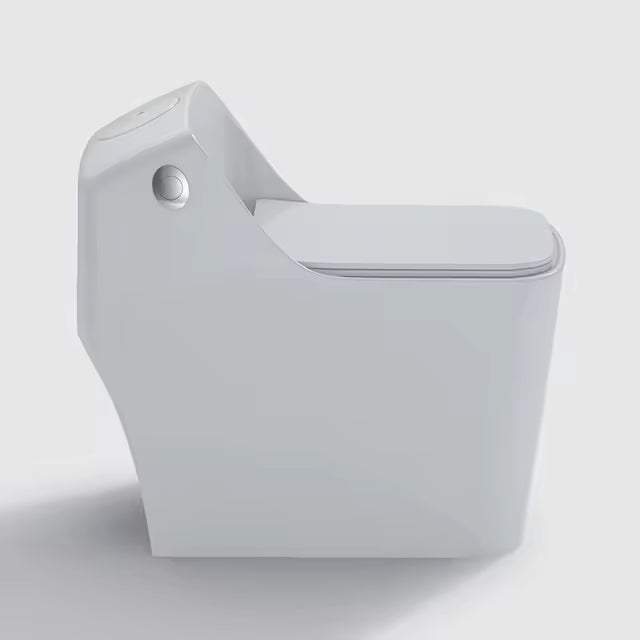 MARBO One-Piece Square Toilet – S Trap Ceramic WC