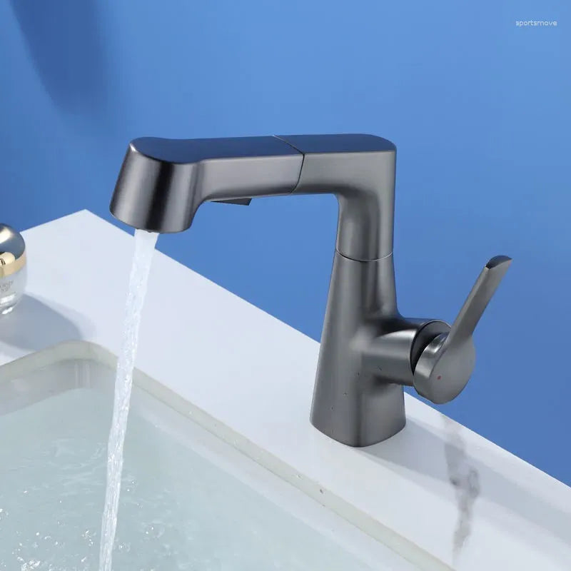 PULL OUT GREY MATT FAUCET| NF 2082