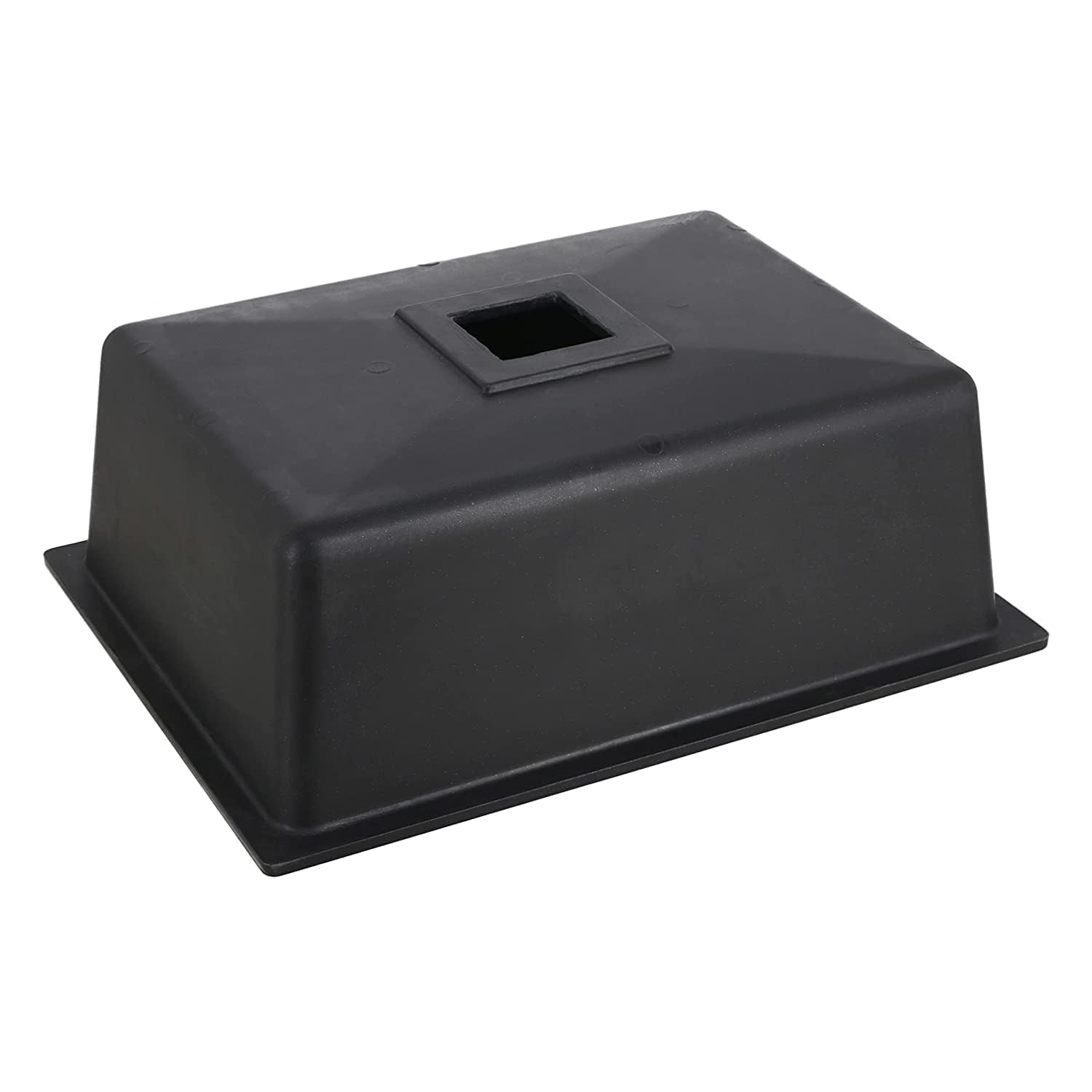 premuim quality Black quartz kitchen sink with square hole 