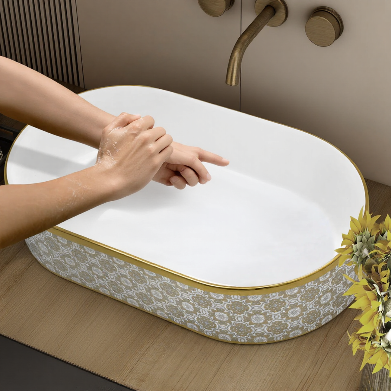 Marbo glossy round Table Top | EQP 6026