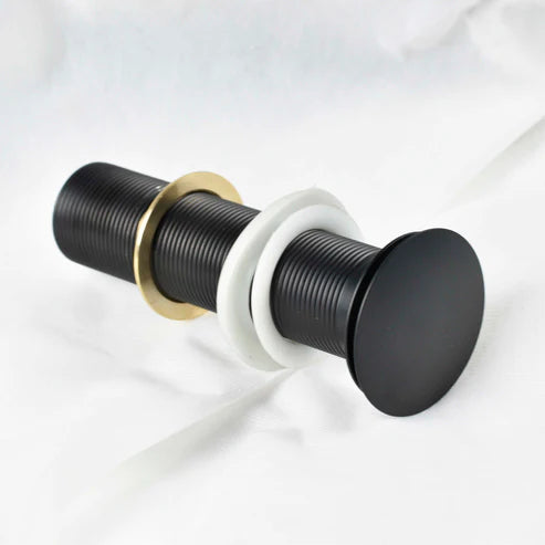 - Matte Black Pop-Up Coupling – MARBO Brass, 32mm, Full Thread, 7"